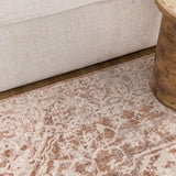 Solenne Distressed Vintage rug - Beige & Rust