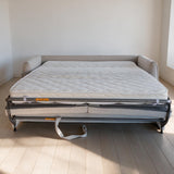Stanton Queen Sofa Bed with Memory Foam Mattress - Oyster