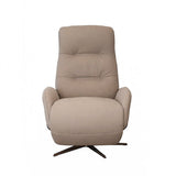 Stellan Leather Reclining Swivel Arm Chair