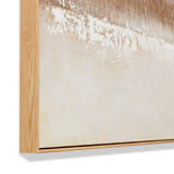 Subtle Shift Hand Painted Wall Art - Beige