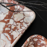 Architect Footed Letter Tray - Brown Calacatta