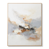 Drift Hand Painted Wall Art - Brown