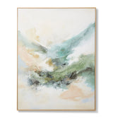 Drift Hand Painted Wall Art - Green