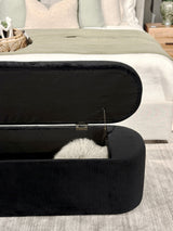 Edie Storage Bench - Black