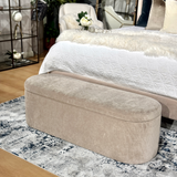 Edie Storage Bench - Champagne