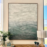 Uplifting - Textured Canvas with Dune Floater