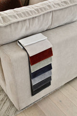 Reeves 6 Seater with Ottoman - Exclusive Cobblestone