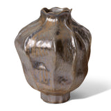 Imka Round Vase - Gun Metal Grey