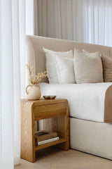 Venn Bedside Table - Oak