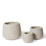 Eamon Fibrestone Planter Set of 3 - Beige