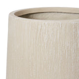 Eamon Tall Fibrestone Planter - Beige