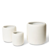 Saheed Fibrestone Planter Set of 3 - Beige
