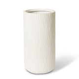 Tenesha Tall Fibrestone Planter - Beige