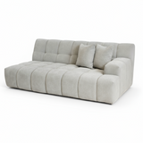 Valletta 2.5 Seater with RHS Arm - Mystique Grey Gum