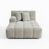 Valletta LHS Chaise - Mystique Grey Gum