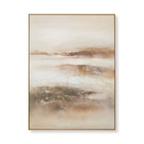 Lilt Hand Painted Wall Art - Brown