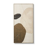 Manabu II Hand Painted Wall Art - Brown