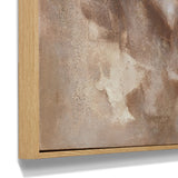 Kana Hand Painted Wall Art - Brown
