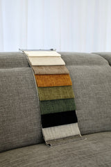 Newport 3 Piece Loveseat with Power Recliners - Top Storm