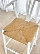 Elm Wishbone Counter Stool - White