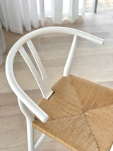 Elm Wishbone Counter Stool - White