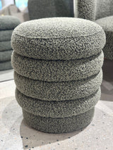 Solace Boucle  Ottoman - Sage