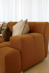 Valletta 4 Seater - Luxury Cinnamon