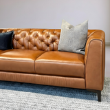 Presley 3 Seater - Platinum Chestnut