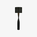 Callum Floor Lamp - Black Base Black Shade