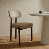Coco Dining Chair - Dune with Espresso Legs