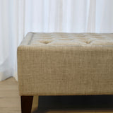 Casablanca Ottoman - Stone