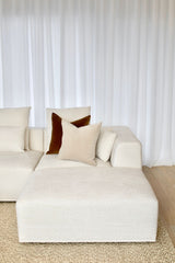 Verona 3 Seater with Reversible Chaise - Cloud Optical