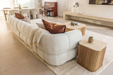 Savannah 3 Seater with Chaise - Vanilla
