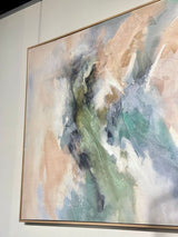 Drift Hand Painted Wall Art - Green