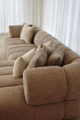 Savannah 3 Seater with Chaise - Almond