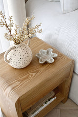 Venn Bedside Table - Oak