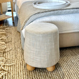 Sophie Small Ottoman - Natural