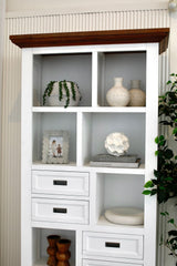 Surrey 6 Drawer Bookcase