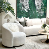 Rae Swivel Armchair - Wheat