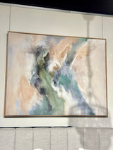 Drift Hand Painted Wall Art - Green