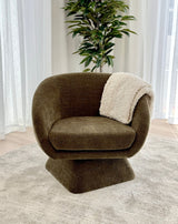 Noa Swivel Chair - Olive