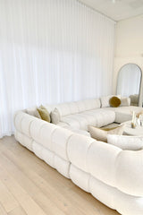 Savannah Corner Lounge with Chaise - Vanilla