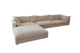 Reeves 6 Seater with Ottoman - Exclusive Cobblestone