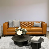 Presley 3 Seater - Platinum Chestnut