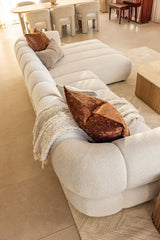 Savannah 3 Seater with Chaise - Vanilla