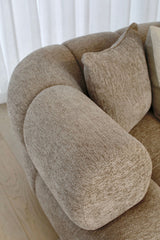 Savannah 3 Seater with Chaise - Almond