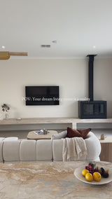 Savannah 3 Seater with Chaise - Vanilla