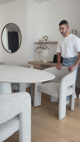 Juni 2400 Dining Table - White
