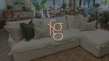 Luna Waterproof 4 Seater with Chaise