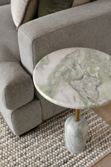 Verde Marble Side Table